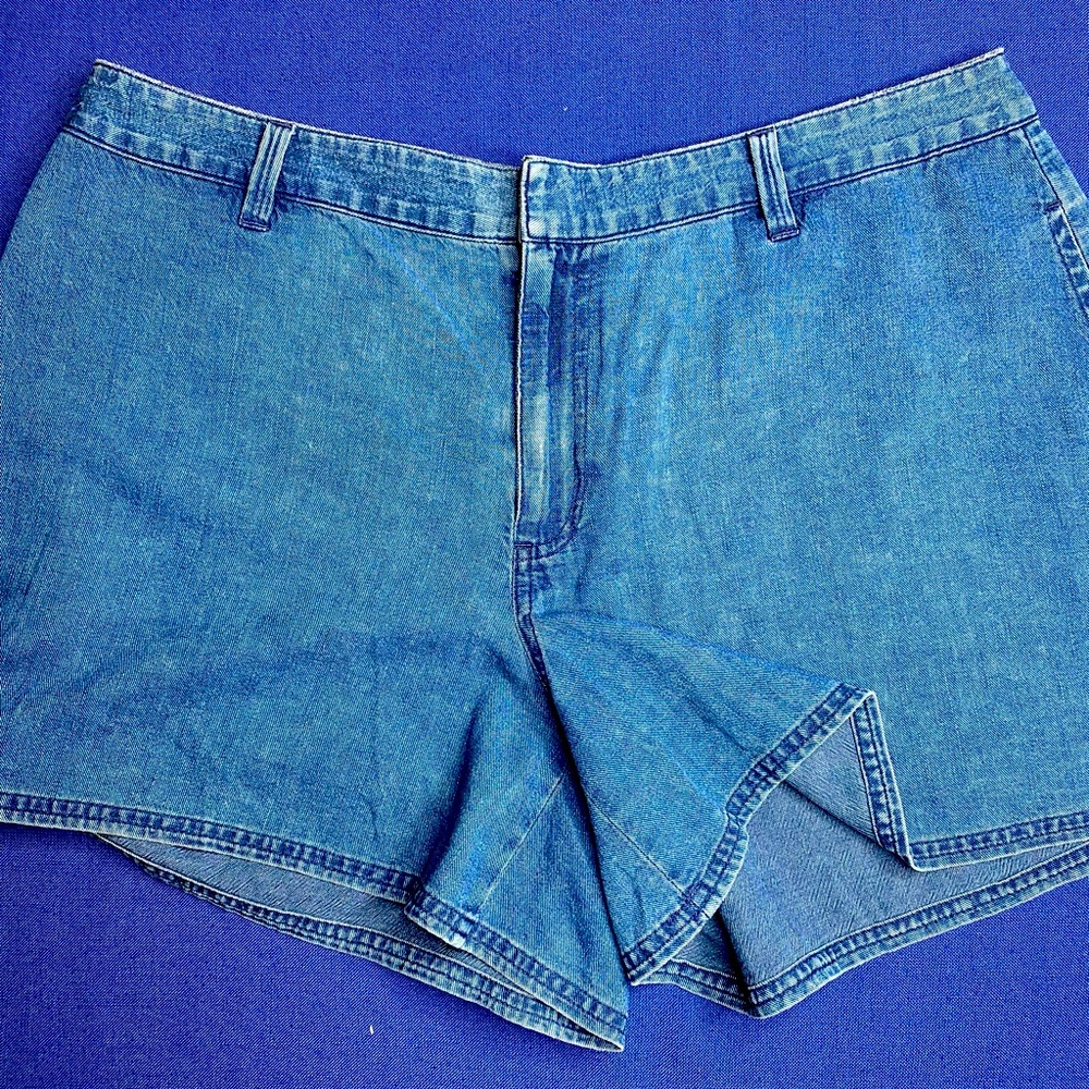 Marc By Marc Jacobs Denim Flutter Shorts - image 1